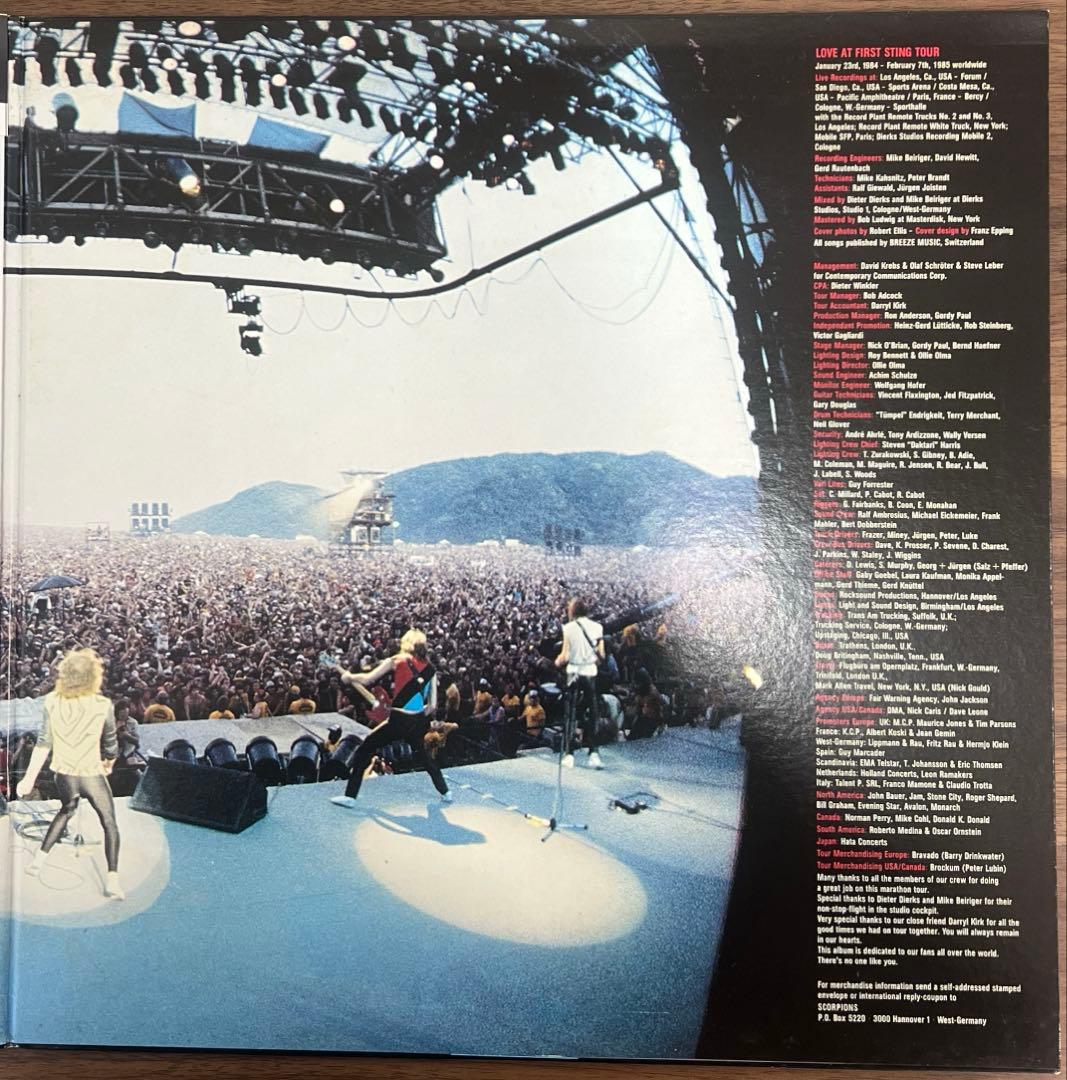 【2LP/帯付】Scorpions / World Wide Live