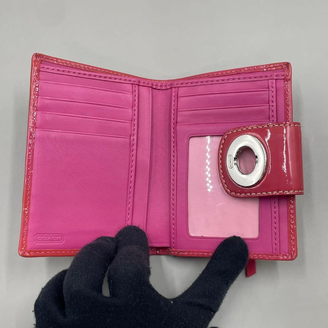 小物 Coach Signature Turnlock Bifold Wallet