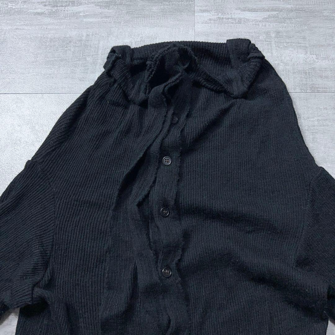 Y's Yohji Yamamoto ウール 変形カーディガン ヨウジヤマモト