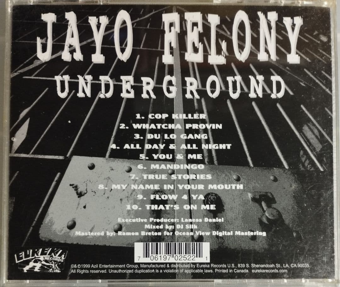 JAYO FELONY/UNDERGROUND ギャングスタラップ G-RAP