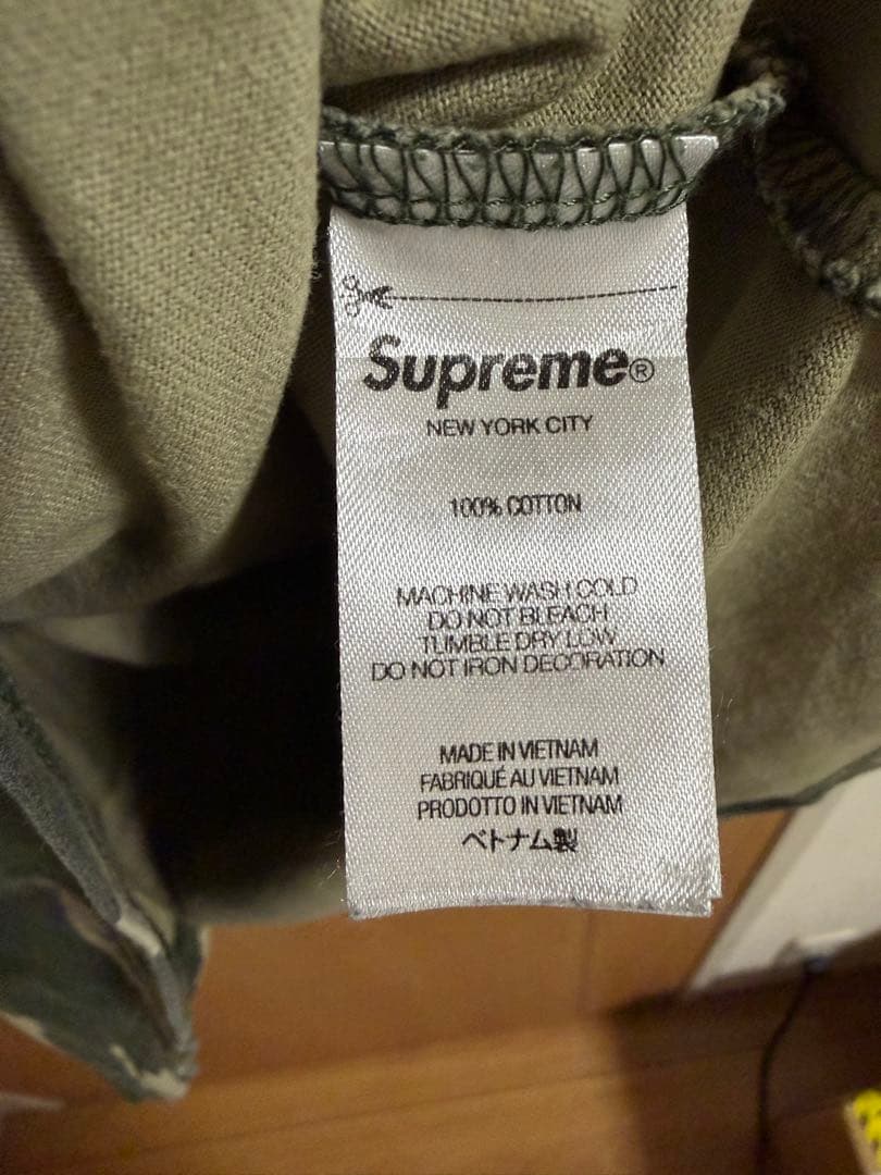 Supreme スモールボックスロゴ　ロシアンカモ　Mサイズ　ロンT