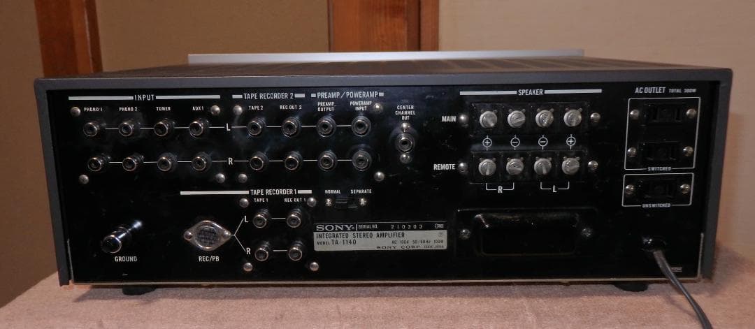 SONY インテグレーテッド プリメインアンプ 　TA-1140