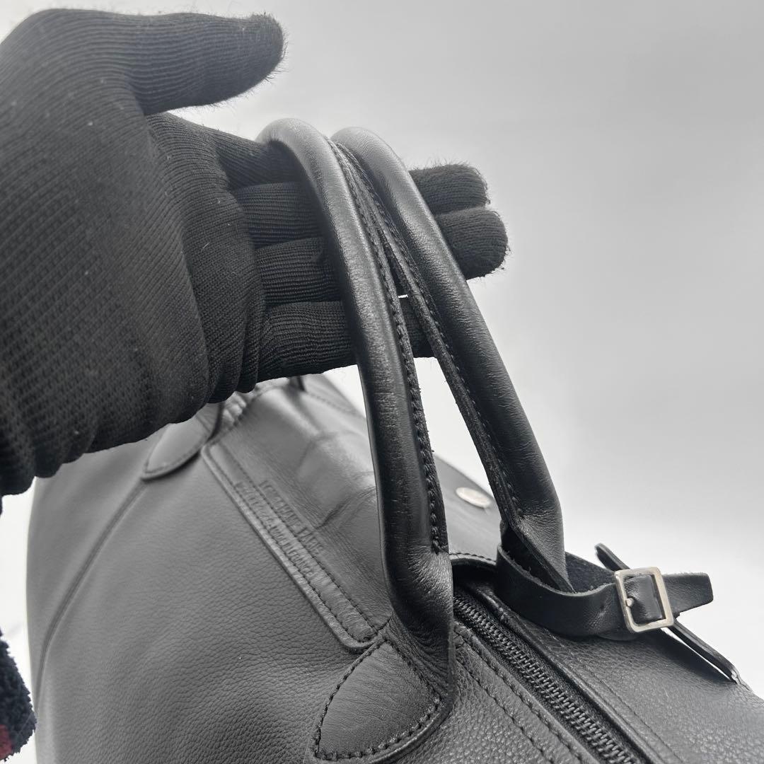 現行　ロンシャン　ル フローネ L　トラベルバッグ　ショルダー　2way　レザー
