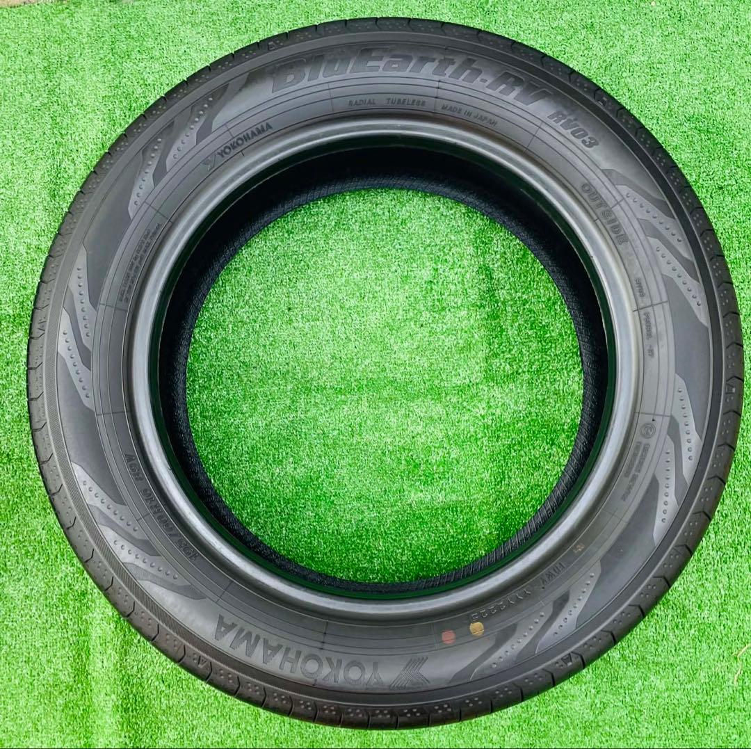 195/60 R16、YOKOHAMA BluEarth-RV03 ４本