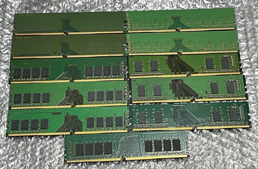 デスクトップ用メモリーDDR4 4GB＋8GB＋16GB