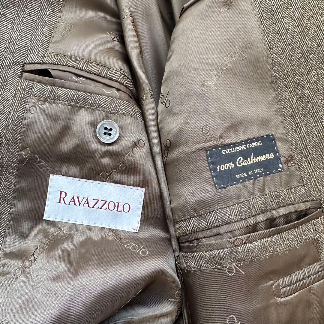 未使用級2XL相当◎イタリア名門Ravazzolo ロロピアーナ カシミヤ100