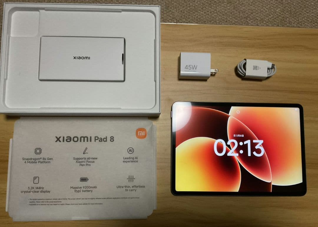 Androidタブレット本体 Xiaomi Pad 8 8G+128G & Focus Pen Pro