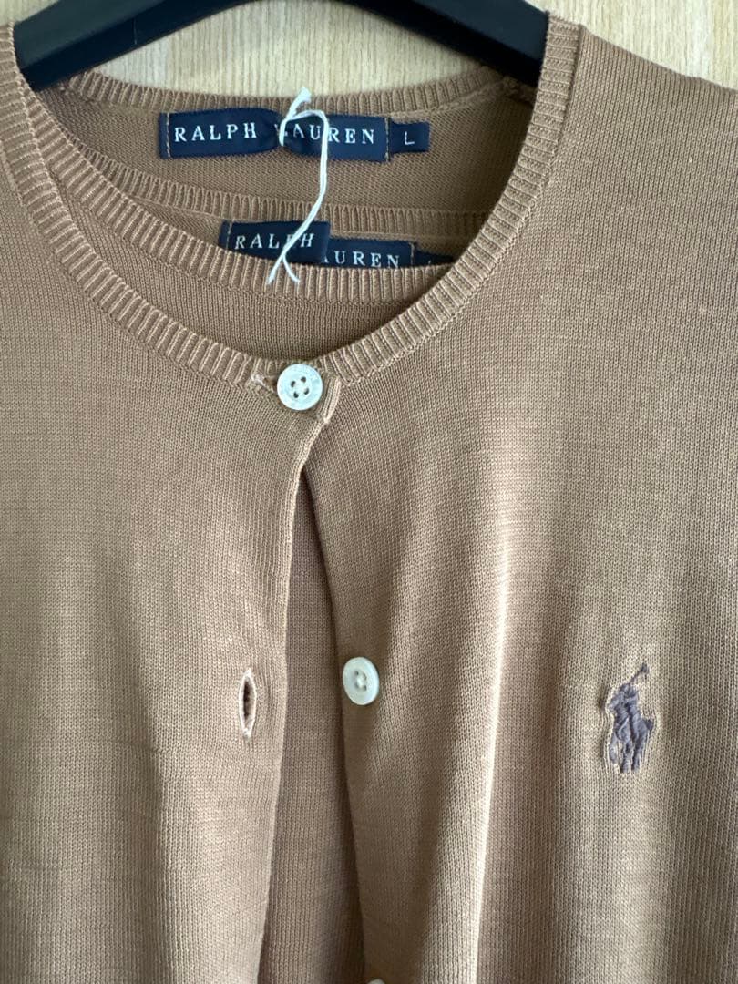 Ralph Lauren ブラウン カーディガン Lサイズ