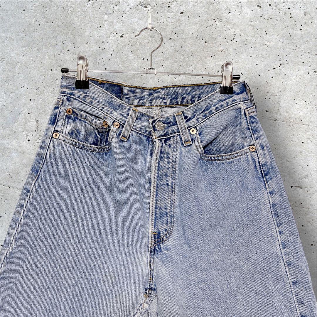 LEVI’S 502 リメイクデニムフレアスカート ライトブルー
