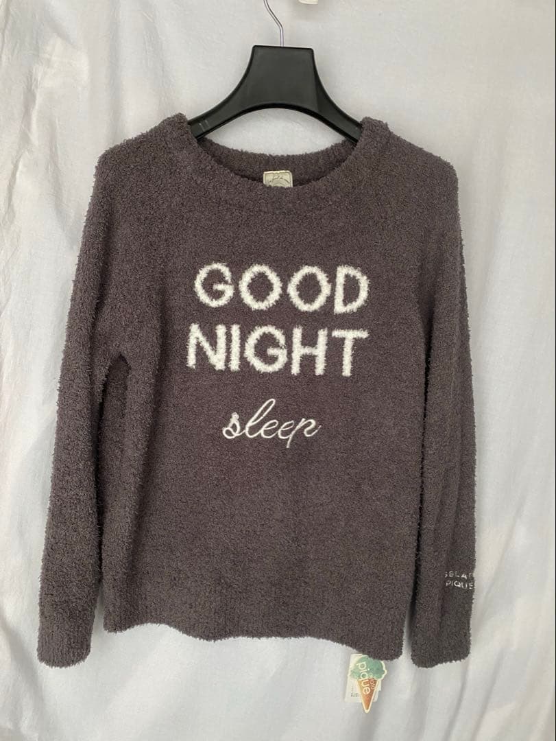 ジェラートピケ　パウダーロゴジャガードプルオーバー ダークグレー　新品未使用