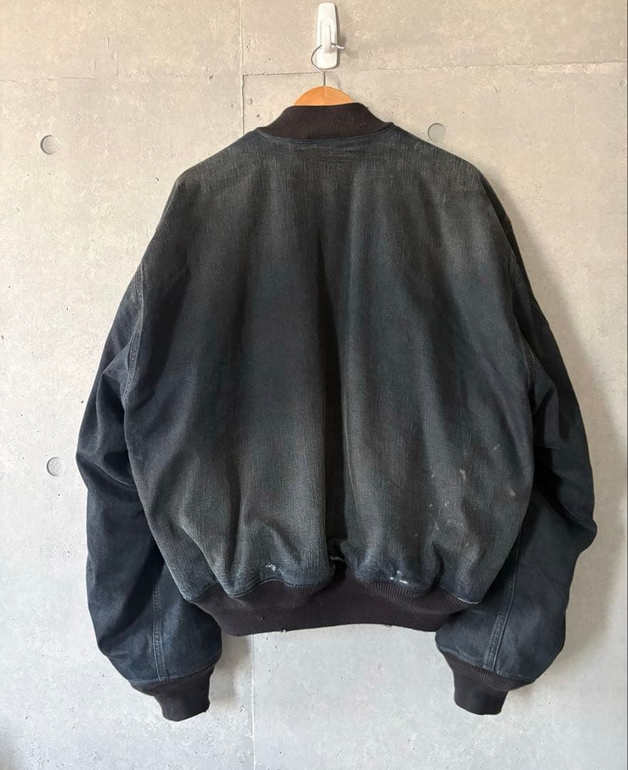 ジャケット・アウター balenciaga denim bomber jacket xs