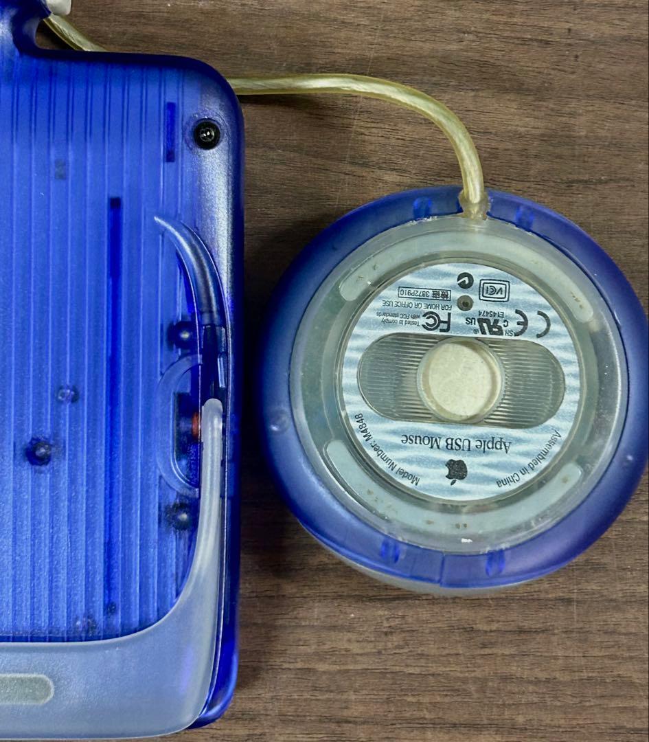 動作商品　iMac Ｇ３と元箱とキーボード・マウスとインストールCDと他