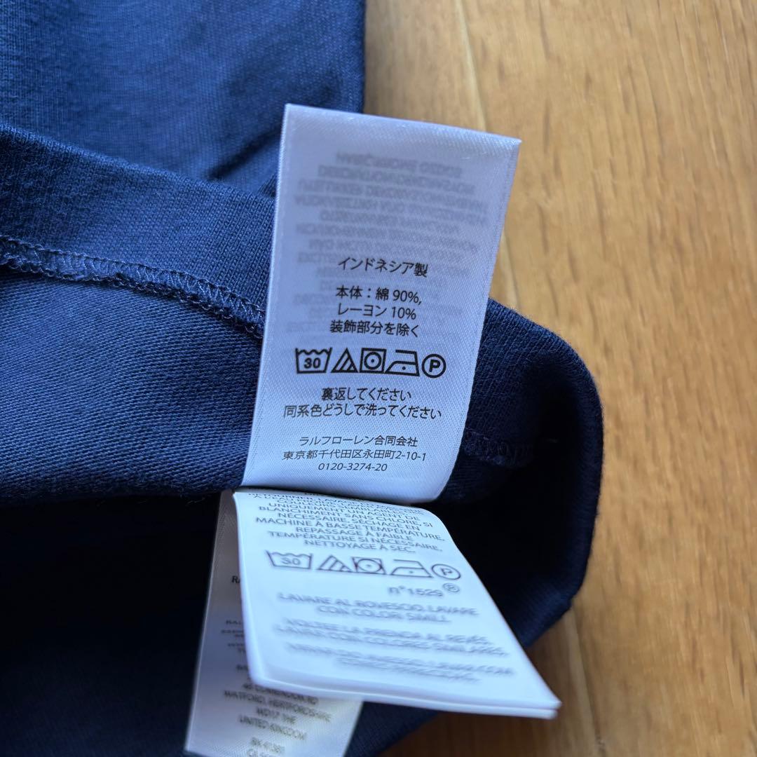 T*M様 【美品】 ビームス 別注 ラルフローレン Tシャツ 25SS ネイビー