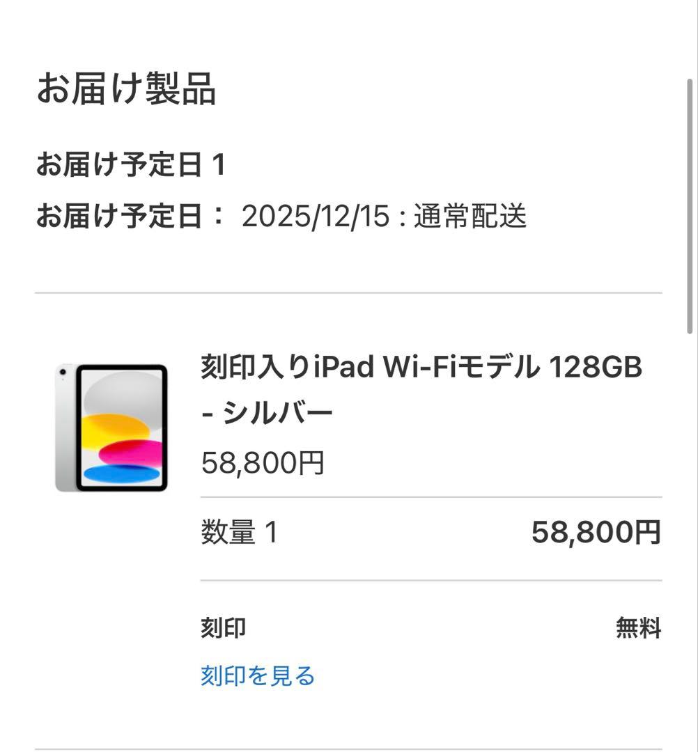 【本日発送可能】Apple iPad (A16) シルバー