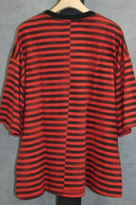 MINEDENIM Hazy Border Uneven Loose Tシャツ