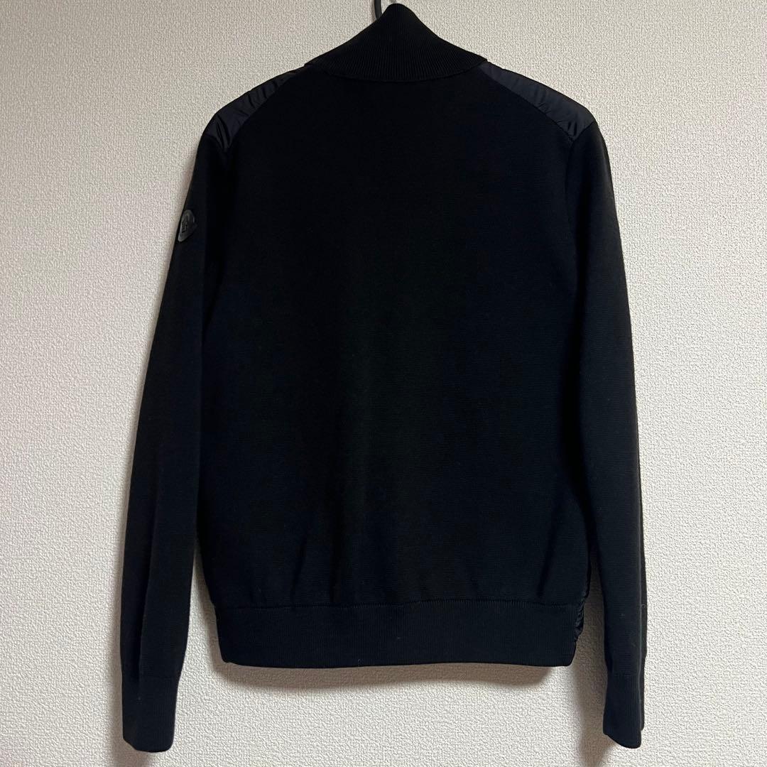 MONCLER モンクレール ニット×ナイロン ダウンカーディガン メンズS