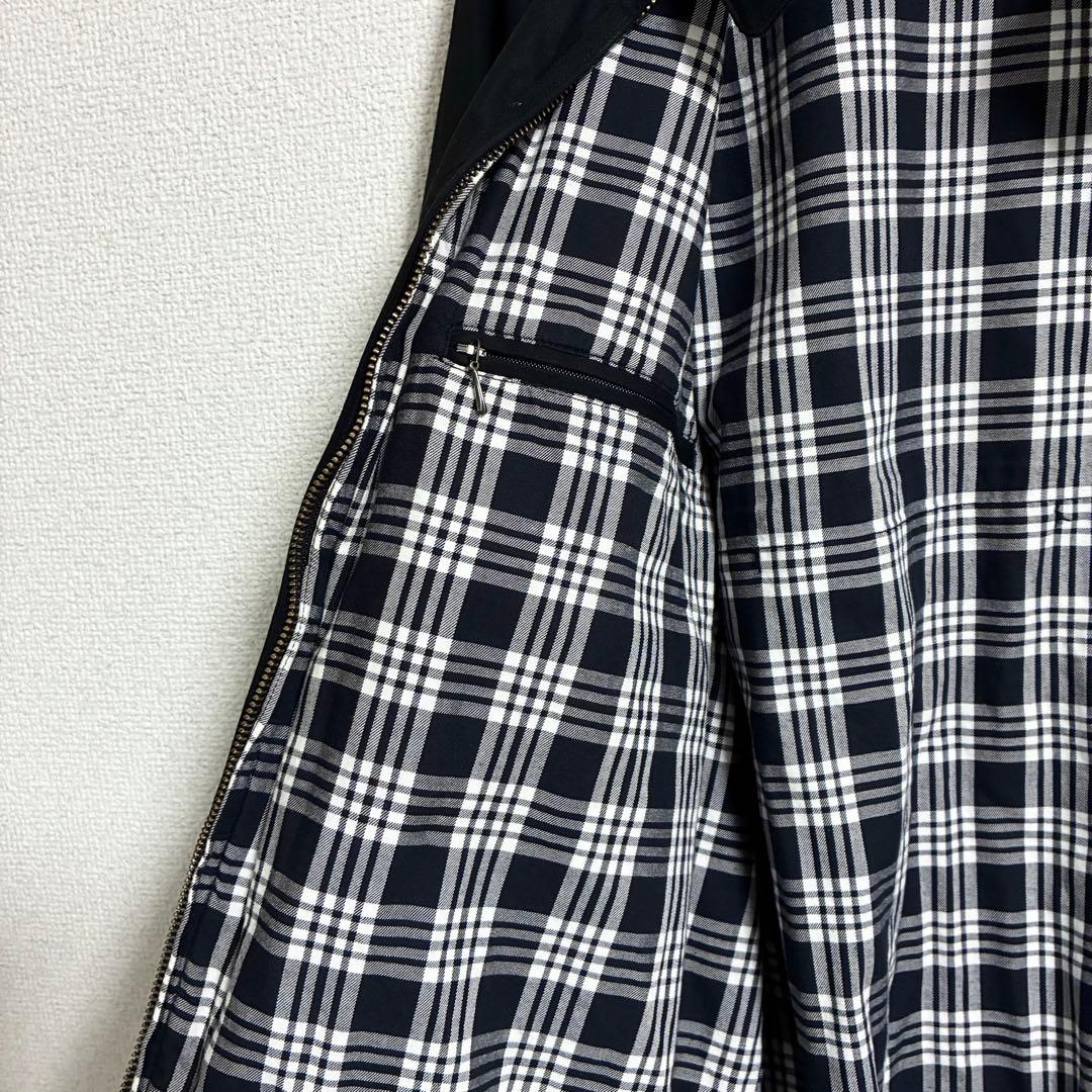 美品　McGREGOR ハリントンジャケット スイングトップ 短丈 XL 黒