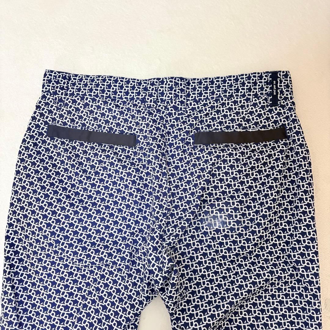 and per se アンパスィ GOLF ゴルフ パンツ 長ズボン 総柄 58