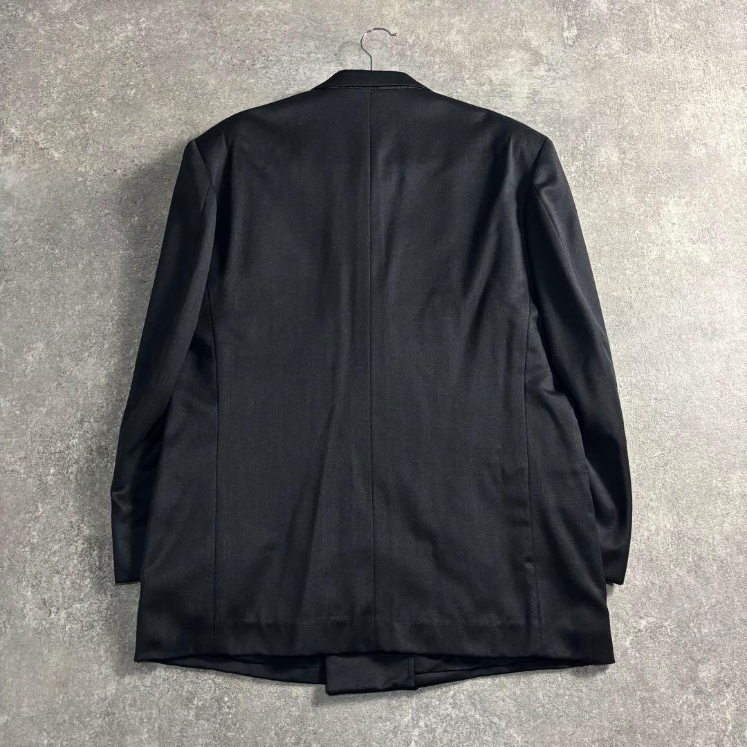 極上ウール ダブルブレストスーツ & ISSEY MIYAKE ネクタイ グレー