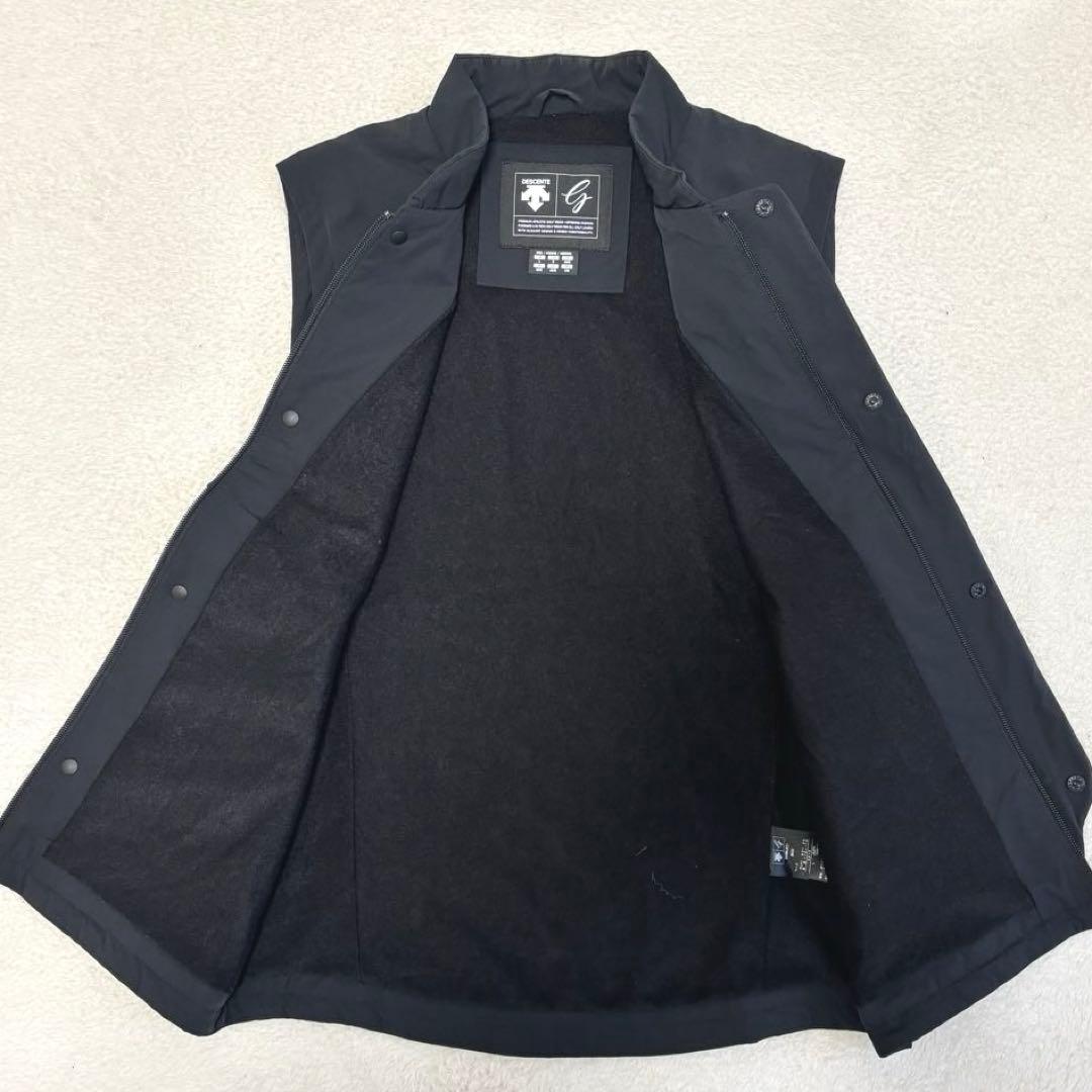 DESCENTE GOLF デサントゴルフ 中綿ベスト ブラックL