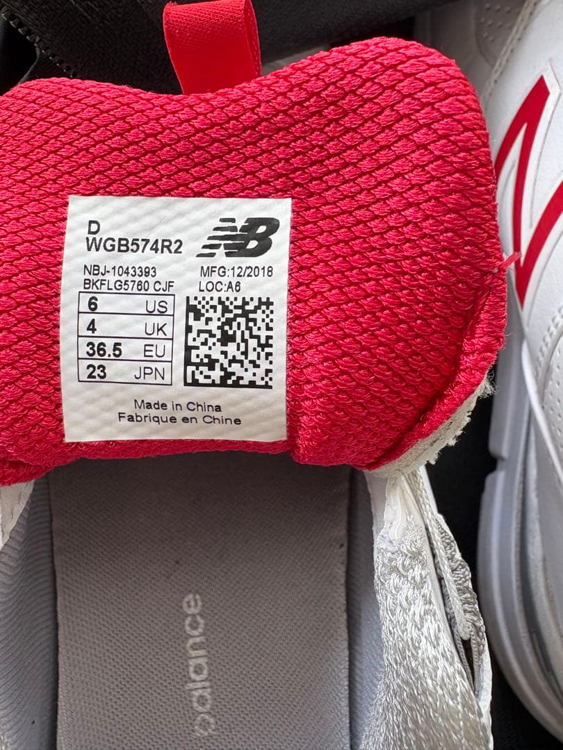 【美品】new balance ゴルフシューズ 574 23cm