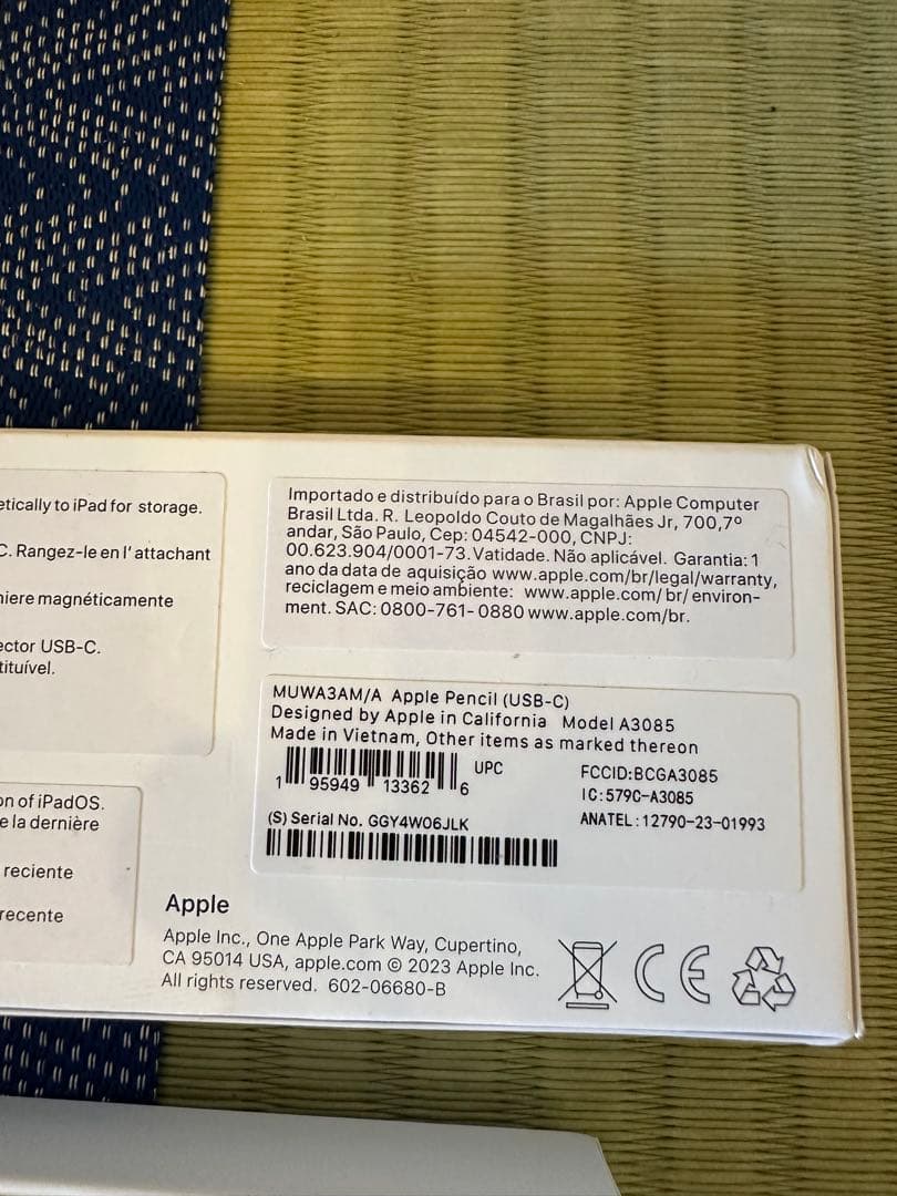 Apple Pencil (第2世代) 専用ケース付き　タイプC