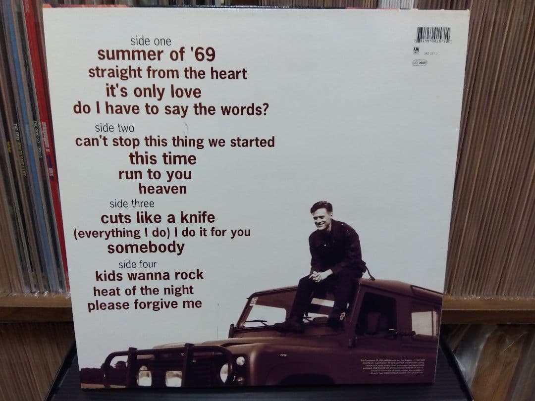 So Far So Good ブライアン アダムス LP