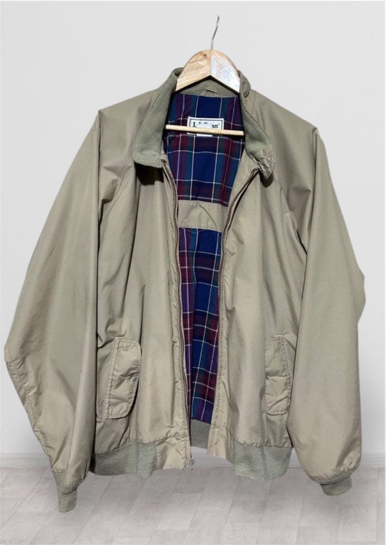 80s L.L.Bean ハリントンジャケット スイングトップ USA製 XL
