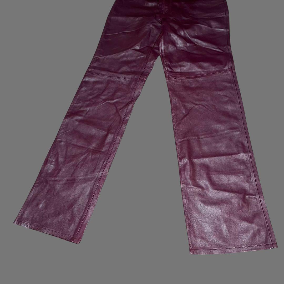 パンツ SO by alexander van slobbe Leather pants