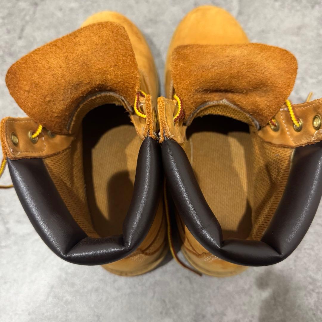 【大人気】Timberland 24 6インチプレミアム　イエローブーツ　レザー