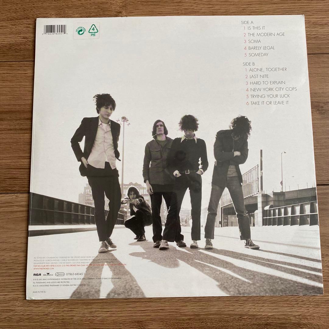【シュリンク未開封】THE STROKES IS THIS IT レコード