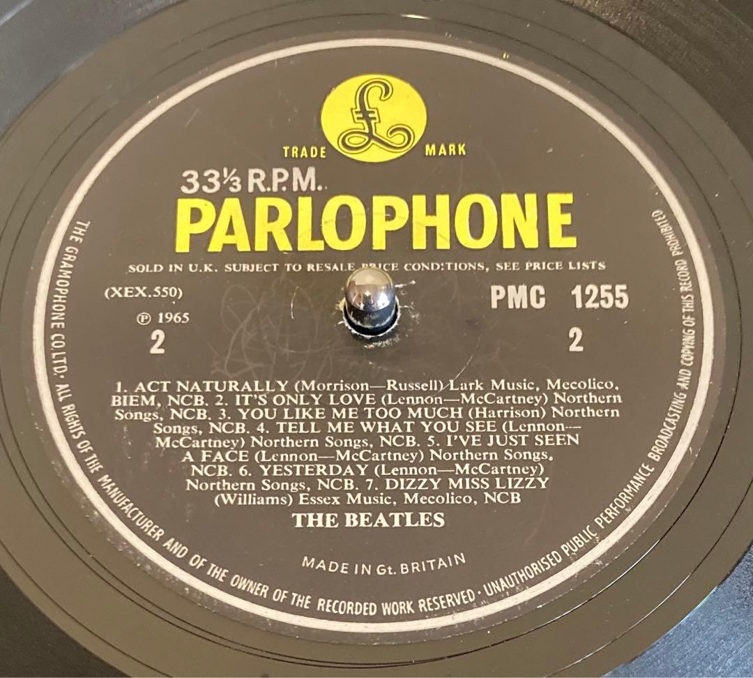 THE BEATLES HELP! UKオリジナル/mono/レコード超初期盤