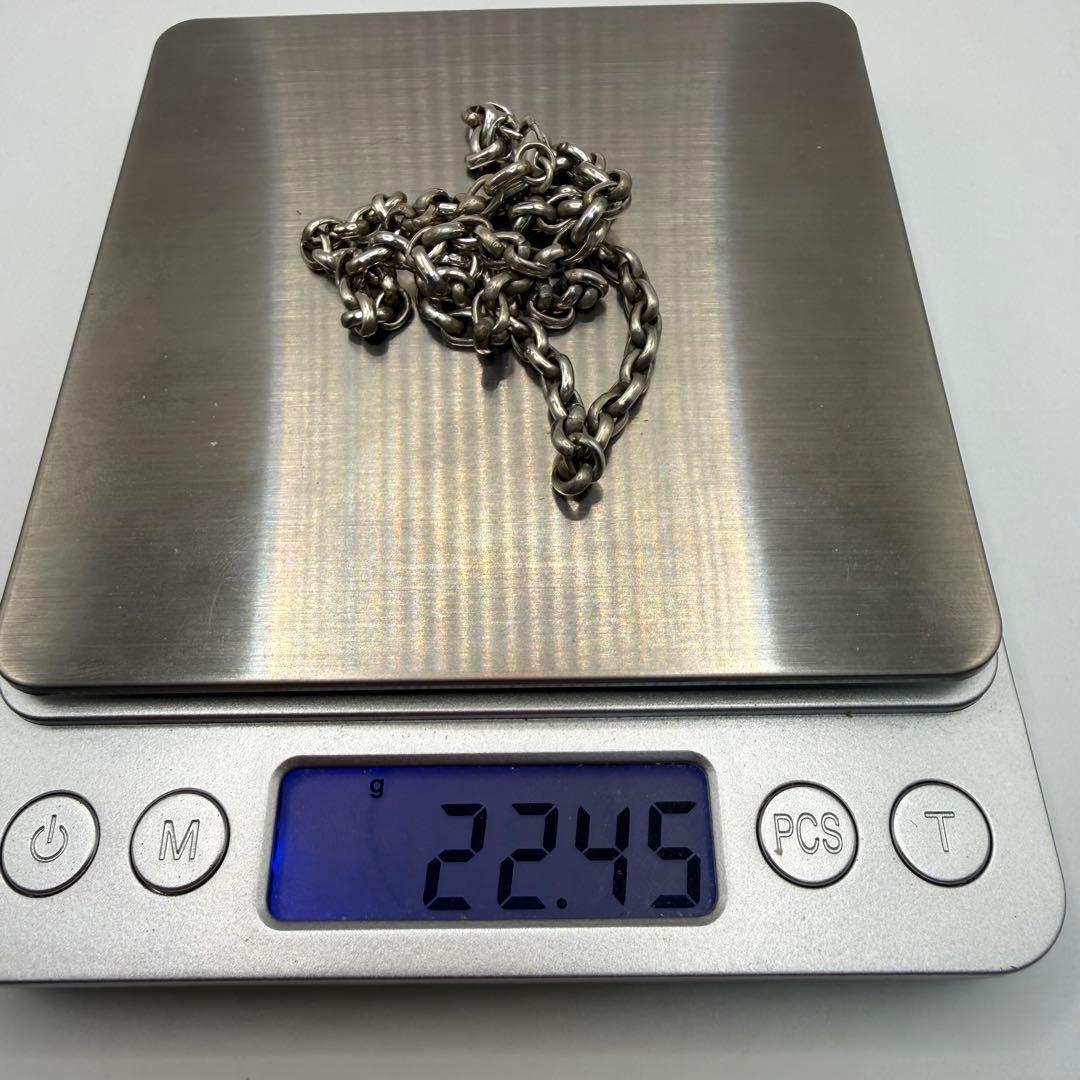 SAAD シルバー925楕円チェーン　45センチ