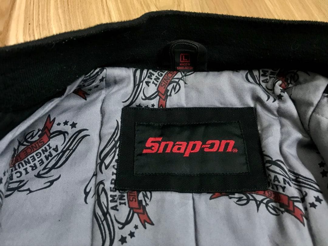 SNAP ON スナップオン ダックジャケット ワークジャケット 中綿　刺繍