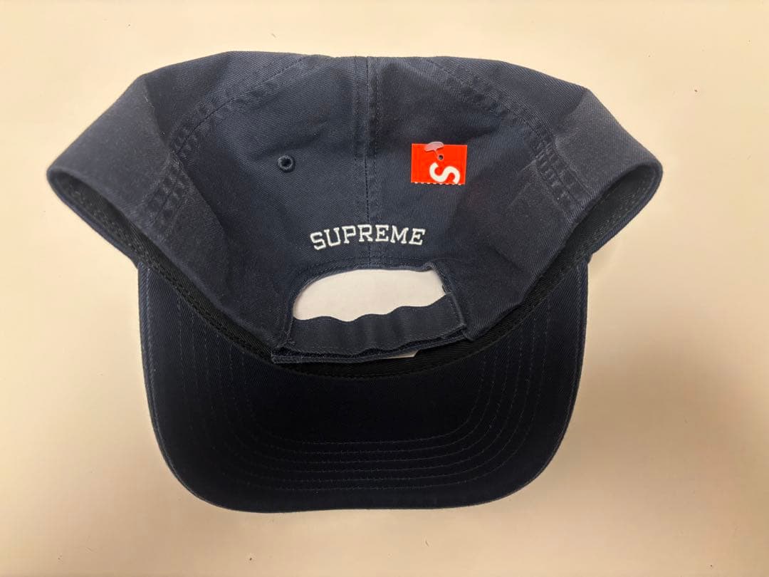 supreme Embroidered Money Logo 6-Panel 紺