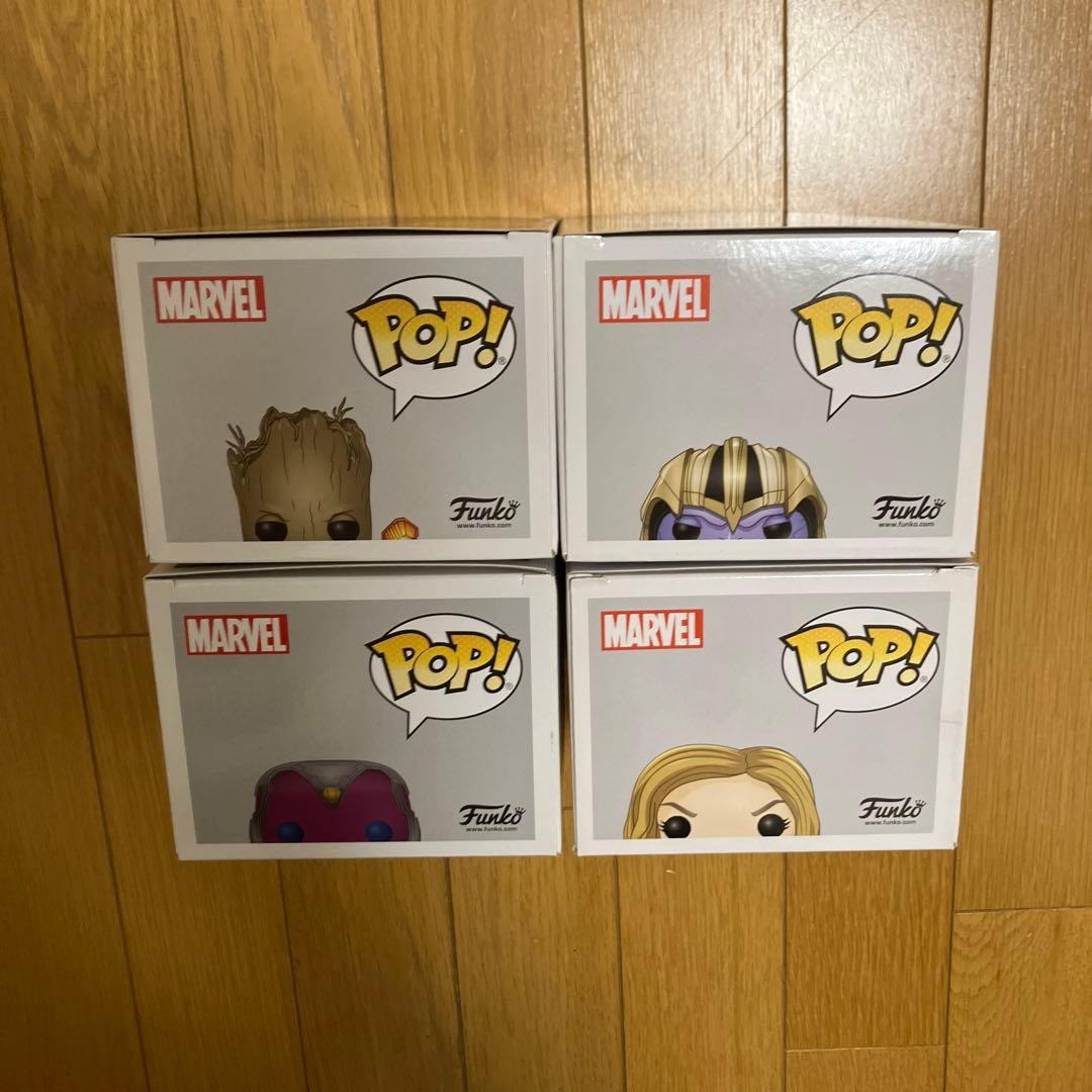 Funko Pop グルート&ヴィジョン&サノス&キャプテンマーベル