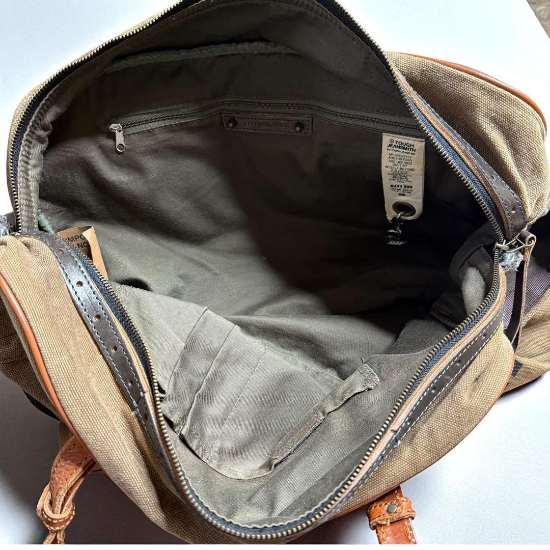 専用出品　　雰囲気抜群 tough jeans ボストン カーキブラウン