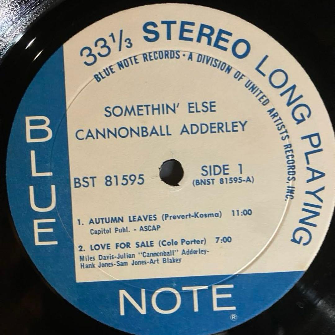 US盤 Cannonball Adderley/SOMETHIN' ELSE