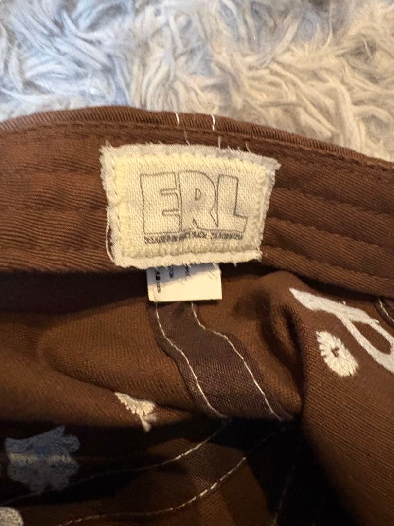 erl 25AW ERL VENICE CAP ベニス キャップ 帽子 ブラウン