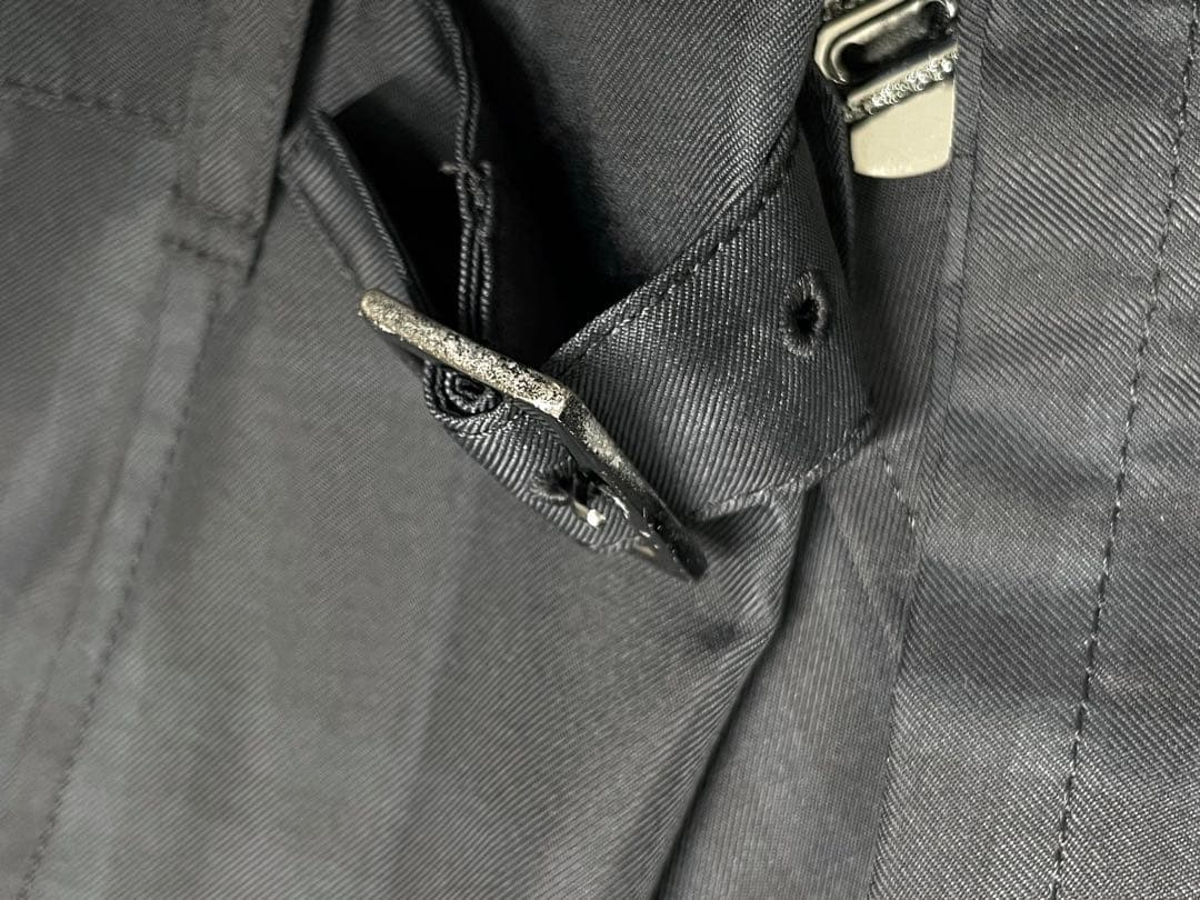 【TK】美品Burberry LONDON トレンチコーハーフ丈 チェック 黒系