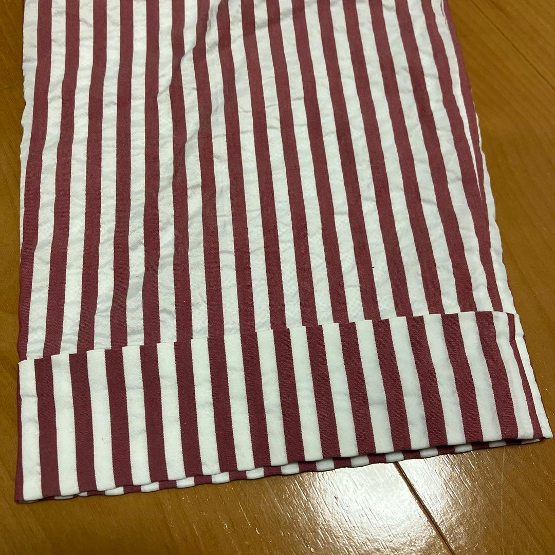rough&swell 赤白ストライプパンツ M
