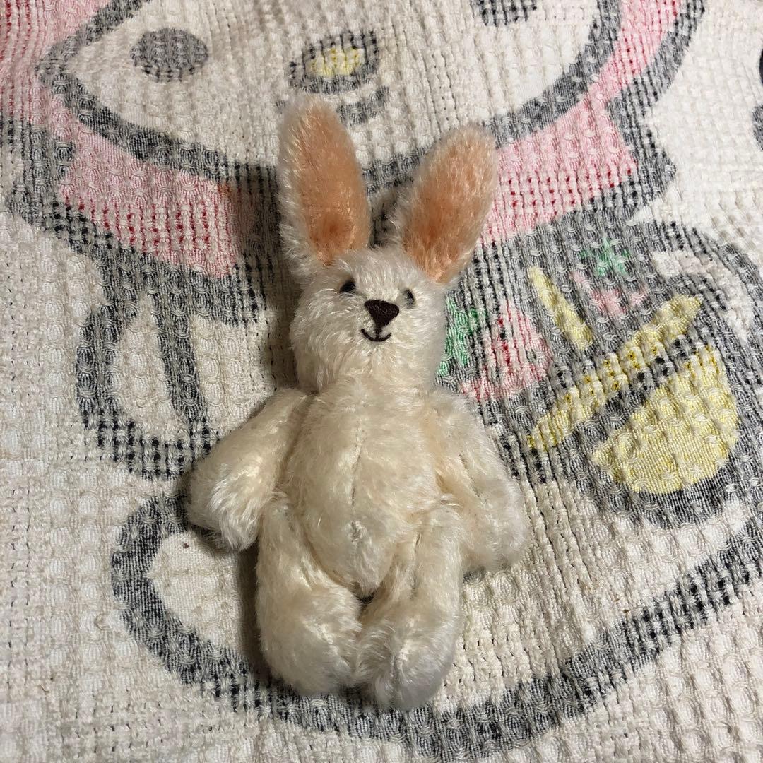 テディベア作家　うさぎ　ぬいぐるみ　作家名不明　中古品