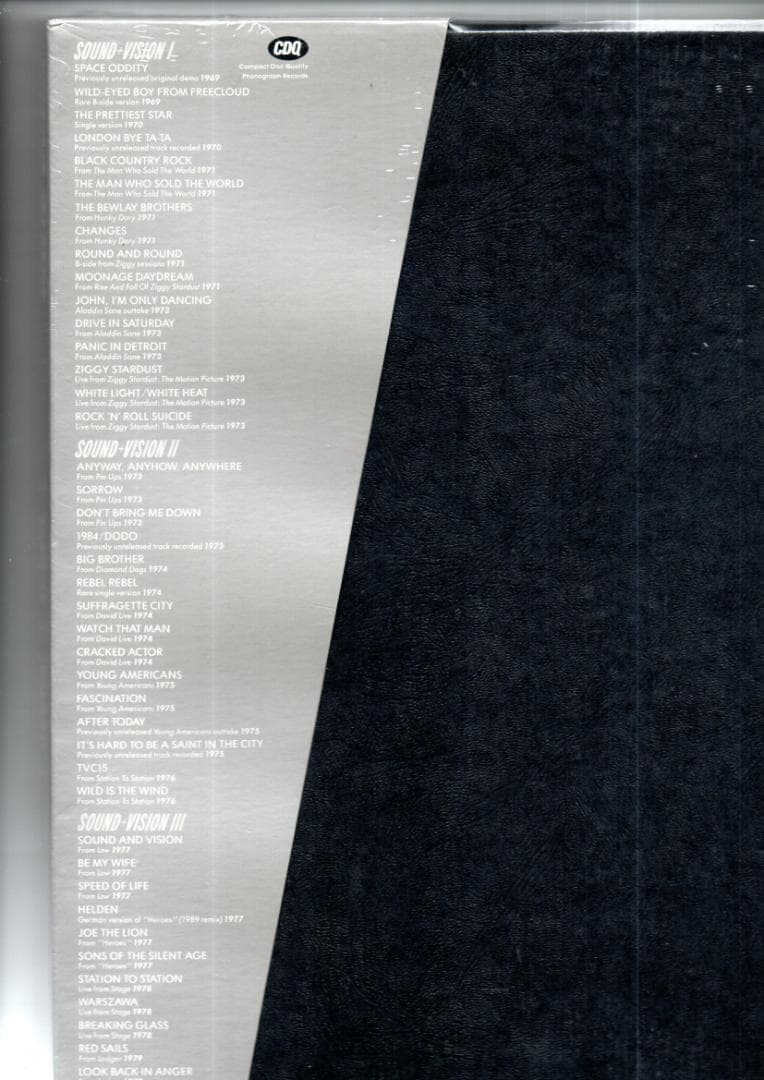 デヴィッド・ボウイ Sound+Vision (未開封BOX 6LP)