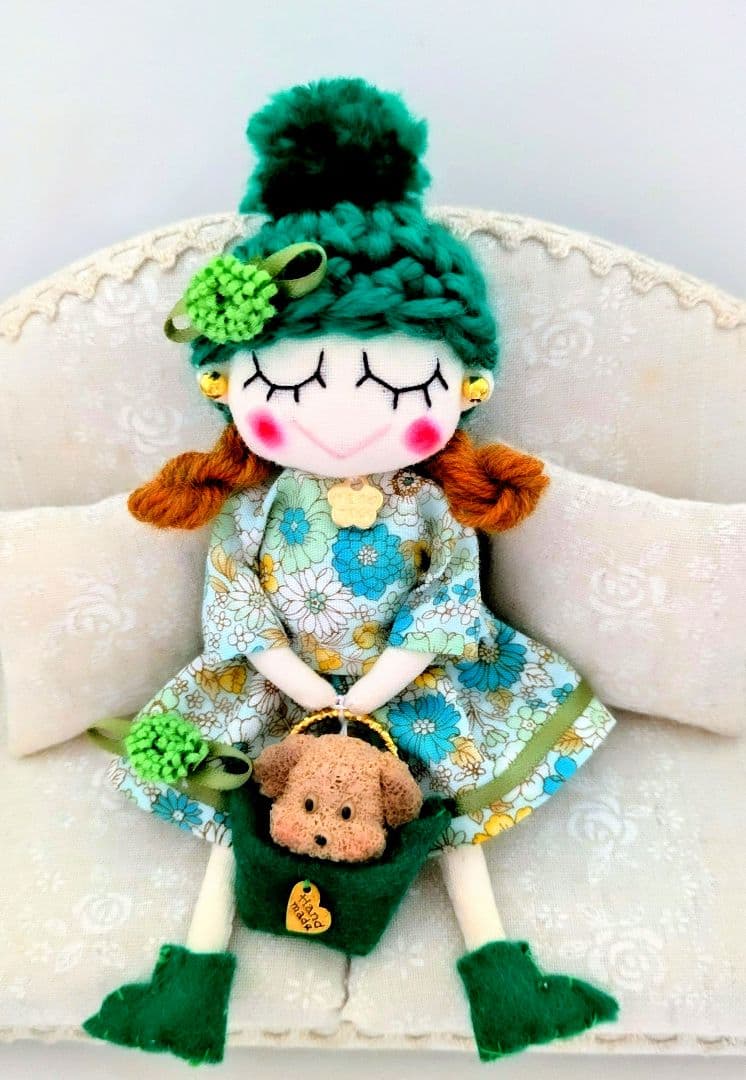 ハンドメイド ドールチャーム バッグチャーム お人形