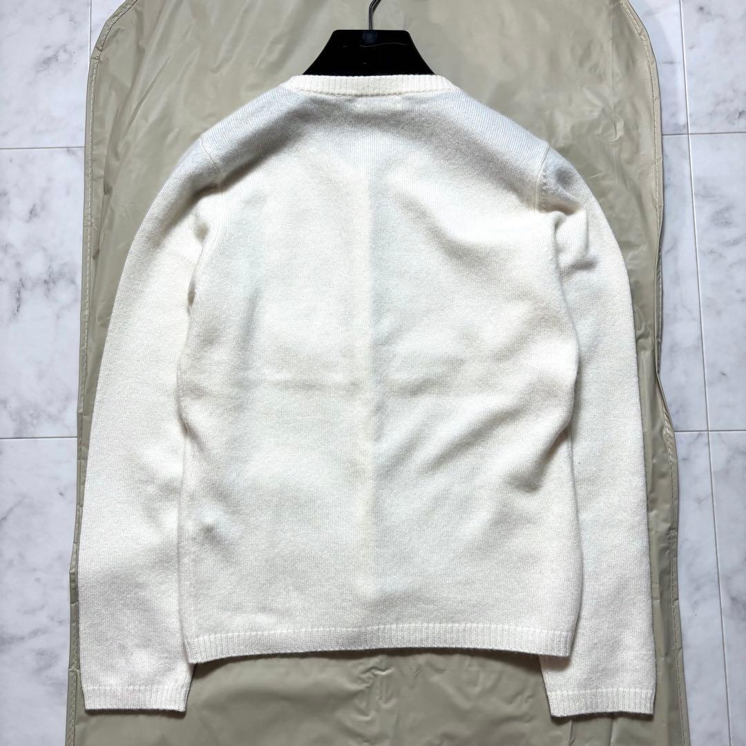 クレージュ カーディガン アンサンブル ニット カシミヤ98% ロゴ刺繍 ラメ