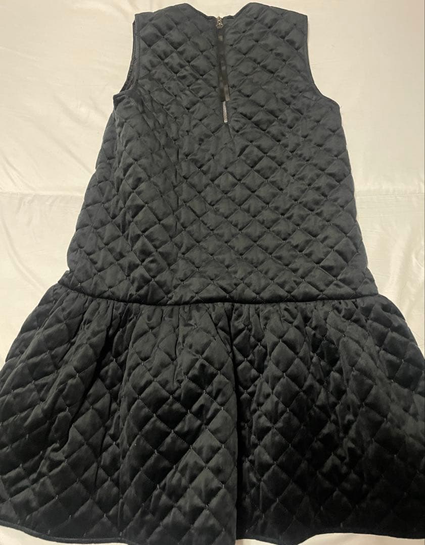 フィットモア　ベロアキルティングドットジャンスカ