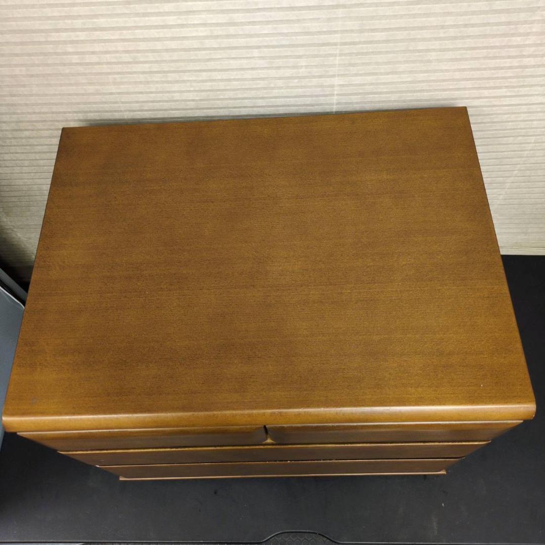 ☆カリモク家具　３段チェスト　ミニ箪笥　日本製