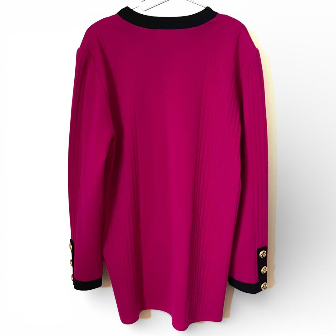 美品 YSL イブサンローラン ウールニット カーディガン size L