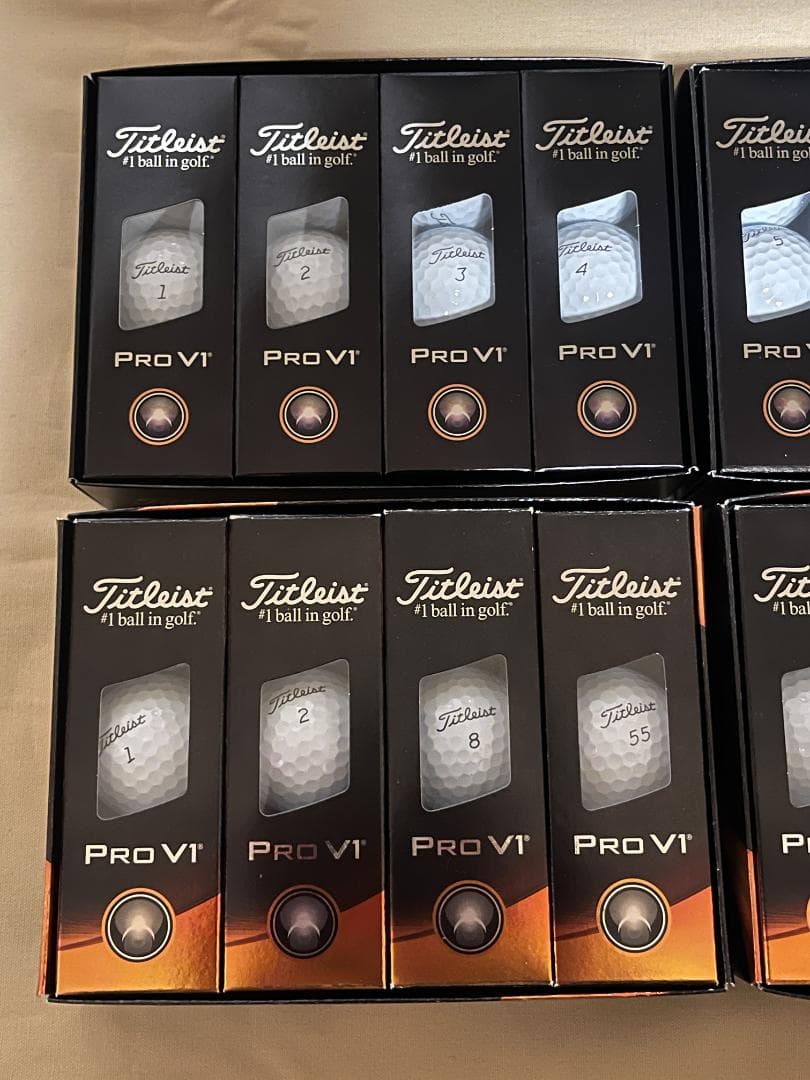 新品 タイトリスト Titleist Pro V1 6ダース 送料無料