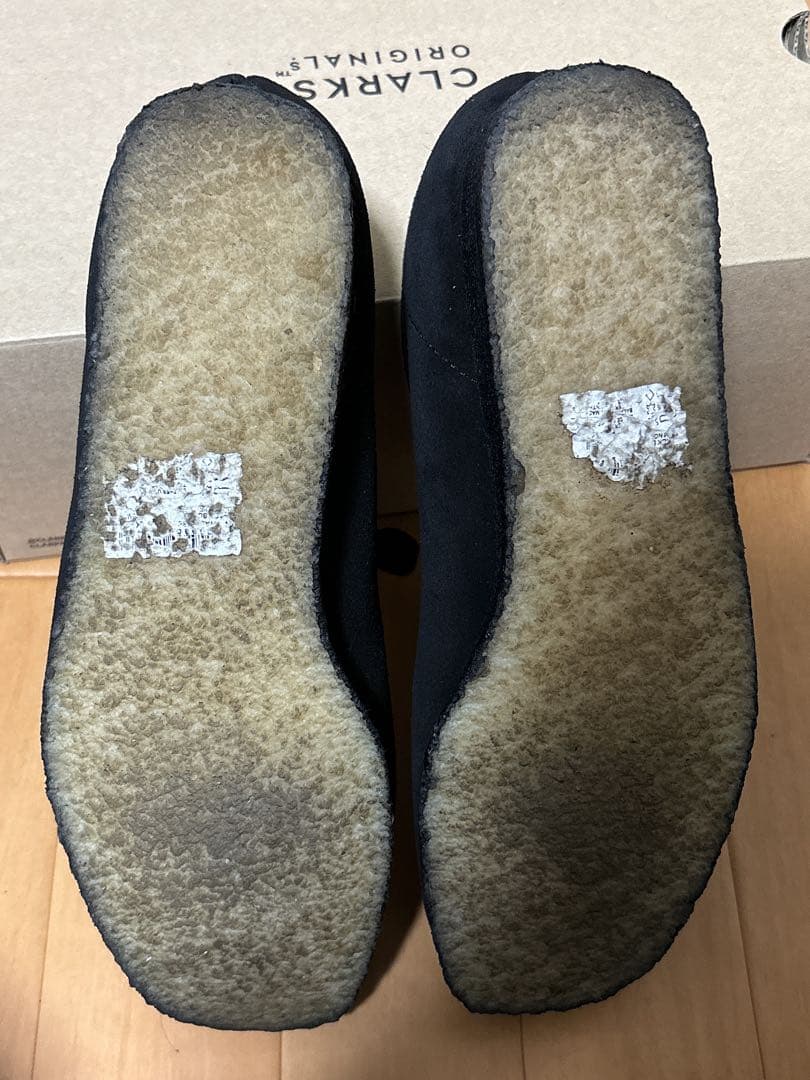 CLARKS ワラビー ブラックスエード